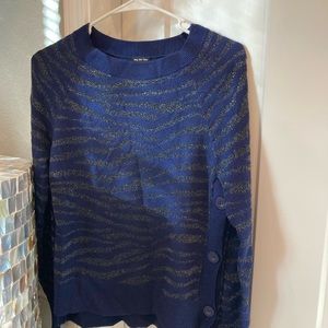 Stella & Dot You Do You Preowned navy/black sweater size Small